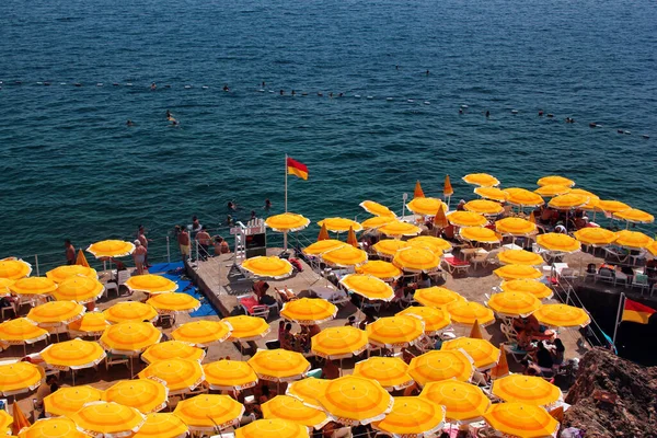 Antalya Turkey July 2022 Erenkus Beach Falez Seaside Park Muratpasa — Foto Stock