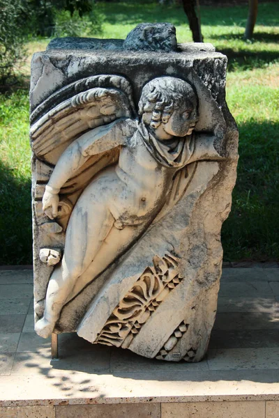 Antalya Turkey August 2022 Ancient Greek Roman Sculptures Artifacts Archaelogical — Foto Stock