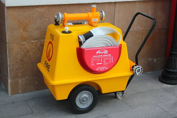Antalya Turkey August 2022 Trolley Mounted Foam Generator Portable Firefighting — 스톡 사진
