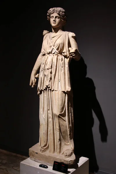 Antalya Turkey August 2022 Statue Artemis Perge Ancient City Archaelogical — Stockfoto