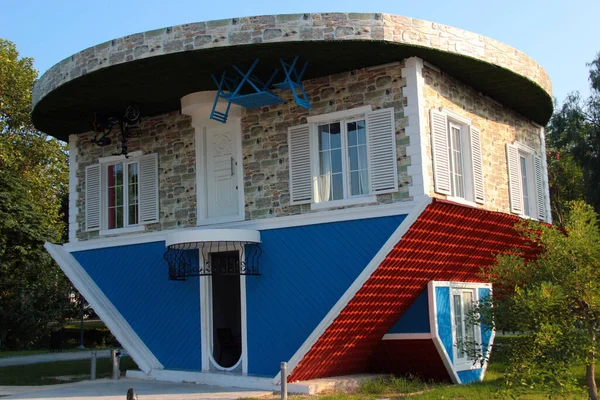 Kemer Τουρκία Αυγούστου 2022 Villa Kemer Ένα Αστείο Ανάποδο Σπίτι — Φωτογραφία Αρχείου