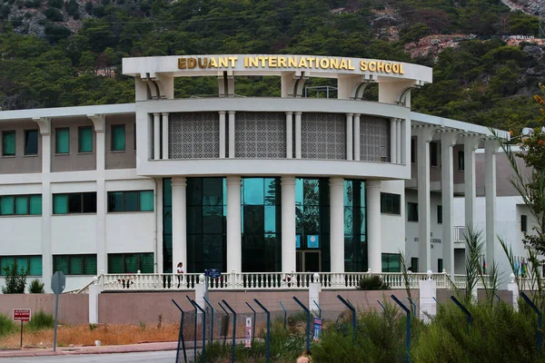 Antalya Turkije September 2022 Internationale Russische School Antalya Een Particuliere — Stockfoto