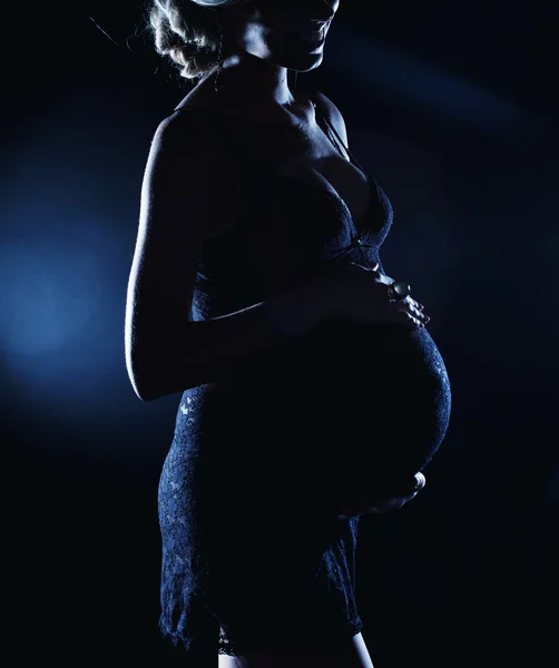 漂亮的孕妇 — 图库照片