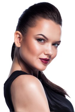 güzel moda model poz glamour portresi