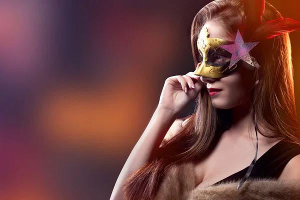 Venetiaanse carnaval masker — Stockfoto