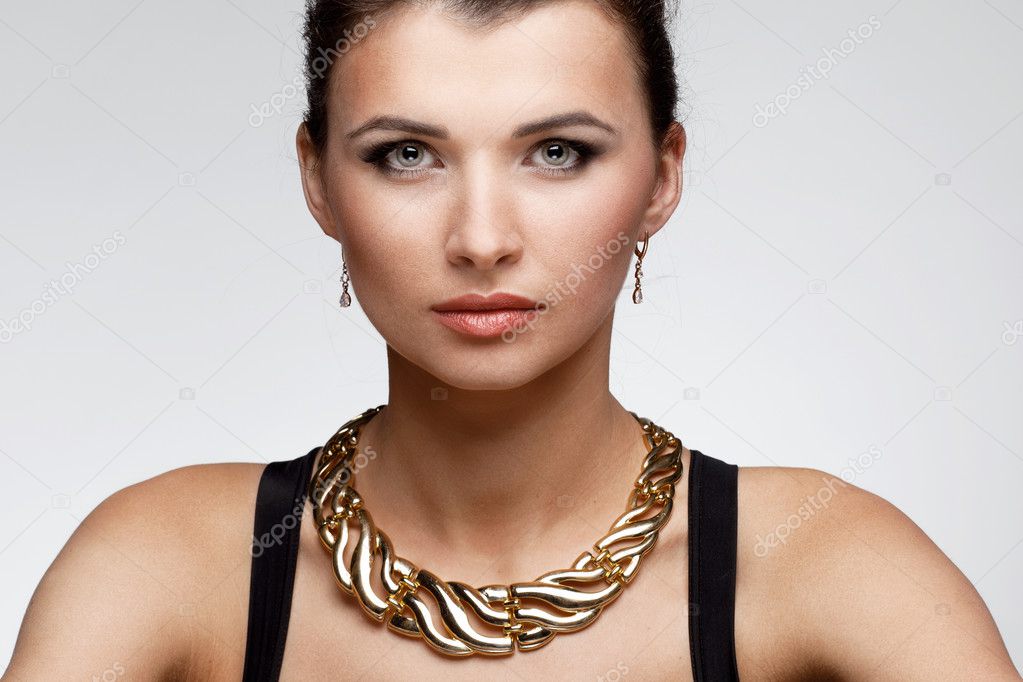 Woman in exclusive jewelry