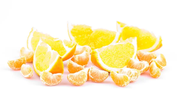 Mandarin ve portakal dilimleri