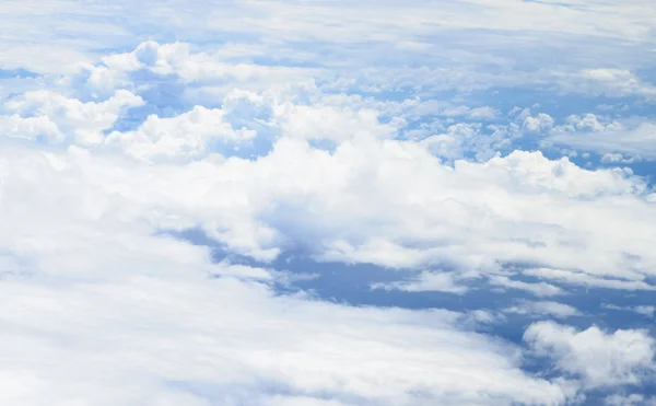 View above the sky from airplane — Stock Photo, Image