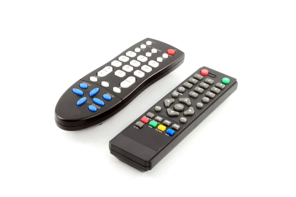 TV remote control on a white background — Stock Photo, Image