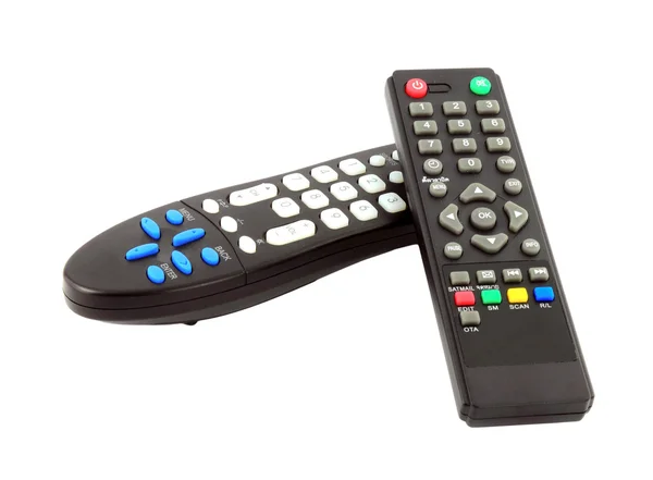 TV remote control on a white background — Stock Photo, Image