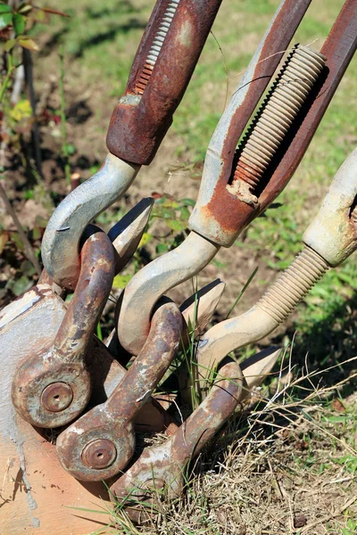 Sterke haak en shackle — Stockfoto