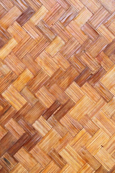 Bambusové dřevo textury, thajské ruční práce — Stock fotografie