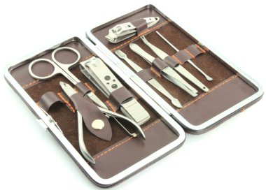Tools of a manicure set clipart