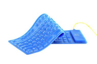 Lastik esnek ve taşınabilir pc klavye