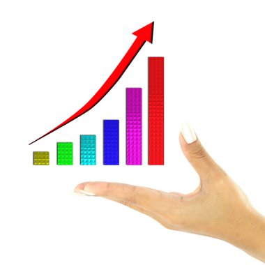 el iş grafik beyaz arka plan üzerinde