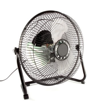 siyah mini fanı sıcak hava azaltmak için