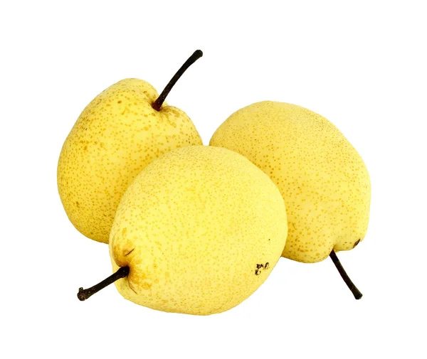 Fresh nashi pear on a white background — Stock Photo, Image