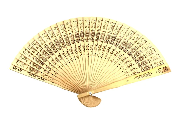 Kinesiska trähand fan — Stockfoto