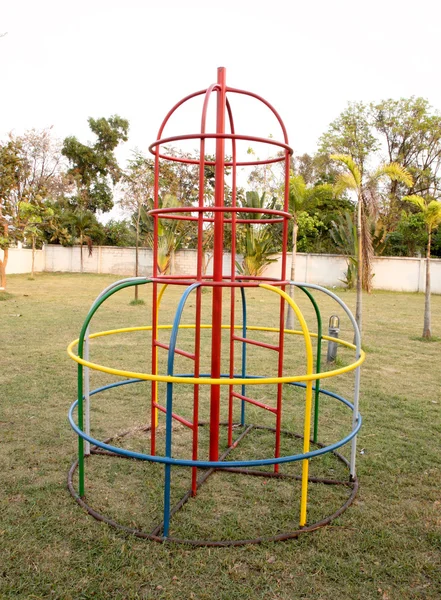 Toy of playground without children — Stock Photo, Image