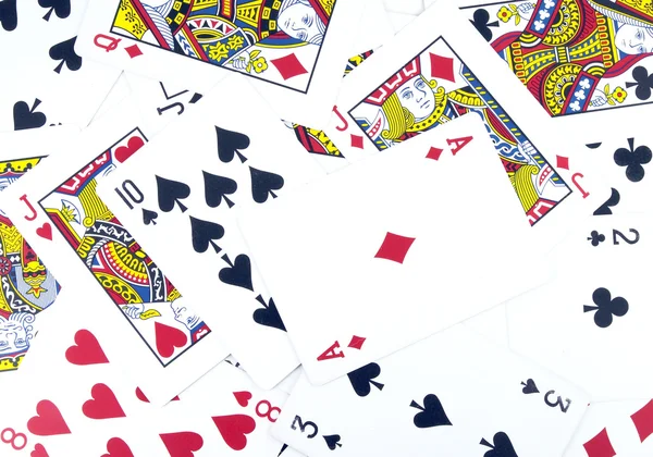 Playing cards Background — Stock Photo, Image