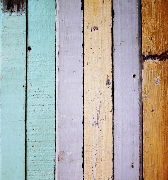 古い色の木製の壁のテクスチャ — ストック写真