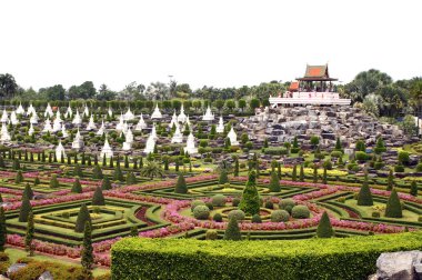Tayland 26 Mart 2012: nongnooch tropikal Botanik Bahçesi, pa