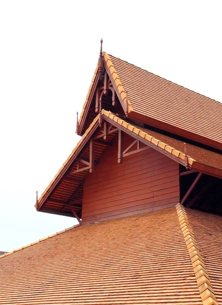 顶尖屋顶，thaialnd 的艺术 — 图库照片