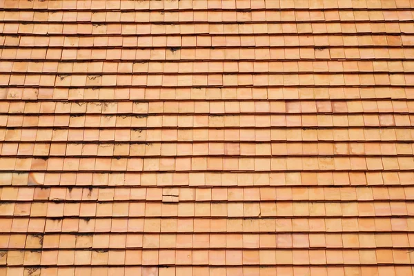 The Clay Roof Tiles of a House in the Countryside of Thailand — Stock Photo, Image