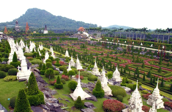 Trópusi Nongnooch botanikus kert, Pattaya, Thaiföld — Stock Fotó