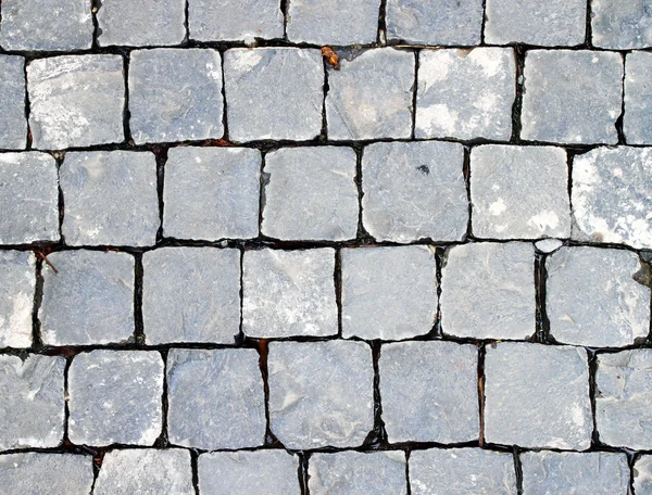 Old cobblestone road. Abstract background. Close up. — Stock Photo, Image