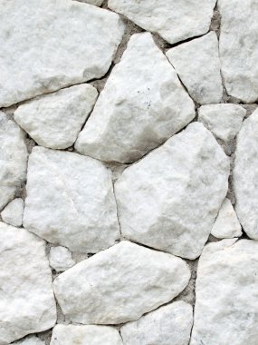 beyaz taş duvar