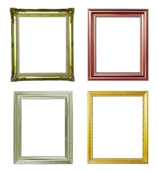 4 picture frame on white background — Stock Photo, Image