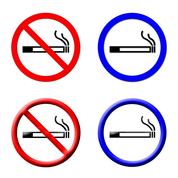 Pro kuřáky a žádné kouření zpívá — Stock fotografie