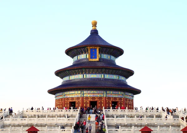 Beijing, china - 14 oktober: bezoek aan de beroemde tempel van h — Stockfoto