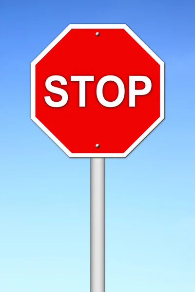 Stoppschild — Stockfoto