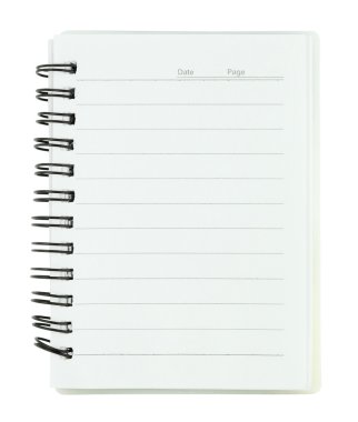 küçük defter ile boş