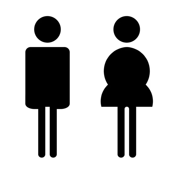 Signo masculino y femenino — Foto de Stock