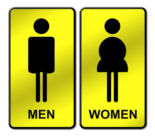 Man & Woman restroom sign — Stock Photo, Image