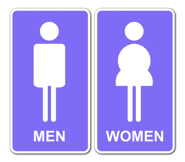 Man & Woman restroom sign — Stock Photo, Image