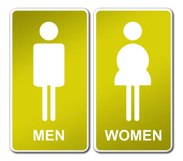 Man & Woman restroom sign — Stock Photo, Image