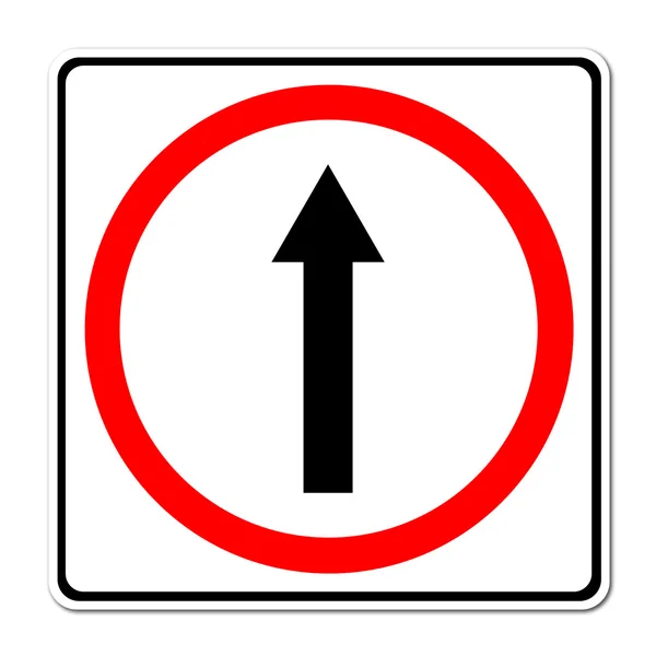 Go ahead the way ,forward sign — Stock Photo, Image