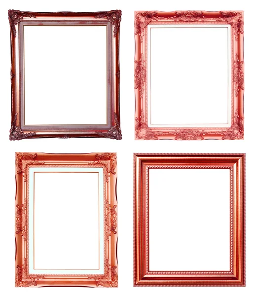 4 copper frame — Stock Photo, Image