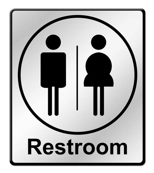 Toilet teken — Stockfoto