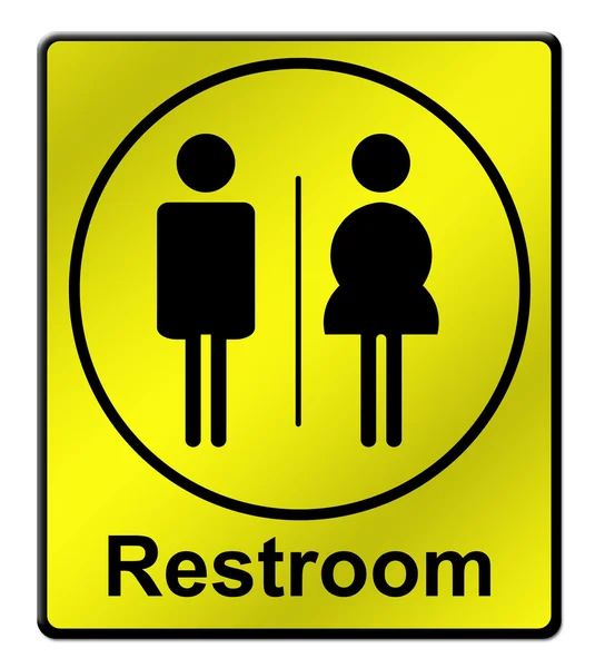 Toaletu znamení — Stock fotografie