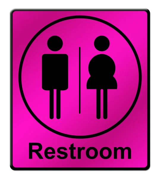 Restroom sign — Stock Photo, Image
