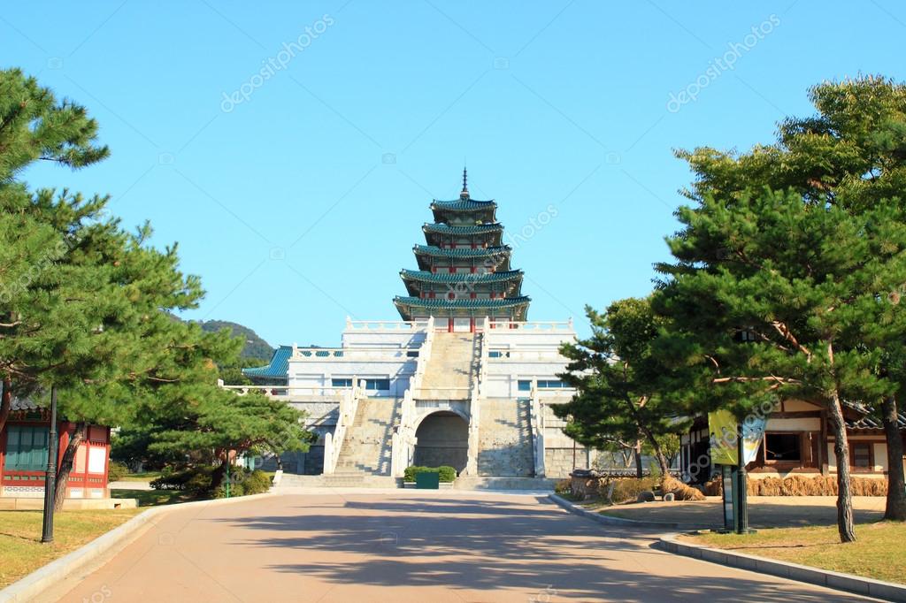 National Folk Museum Of Korea Seoul South Korea Stock Photo national-folk-museum-of-korea-seoul-south-korea-stock-photo