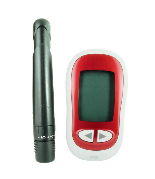Glucometer for checking blood sugar levels — Stock Photo, Image