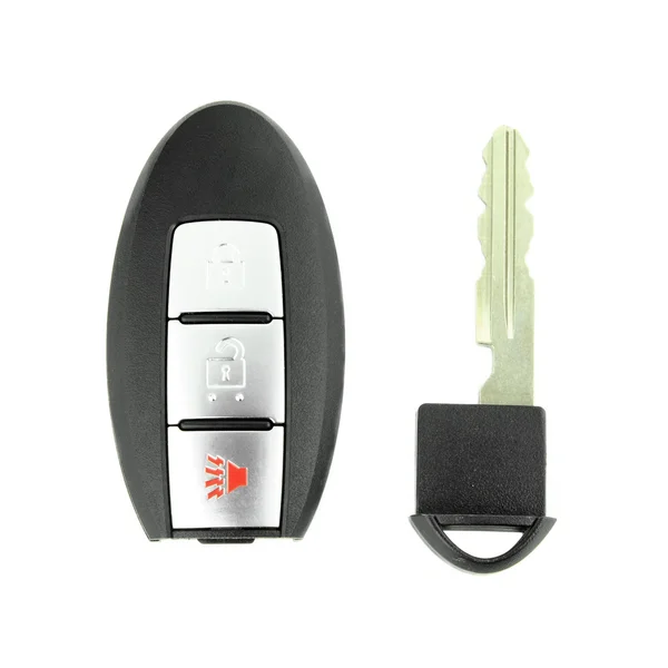 Kunci mobil dengan remote control ditata — Stok Foto