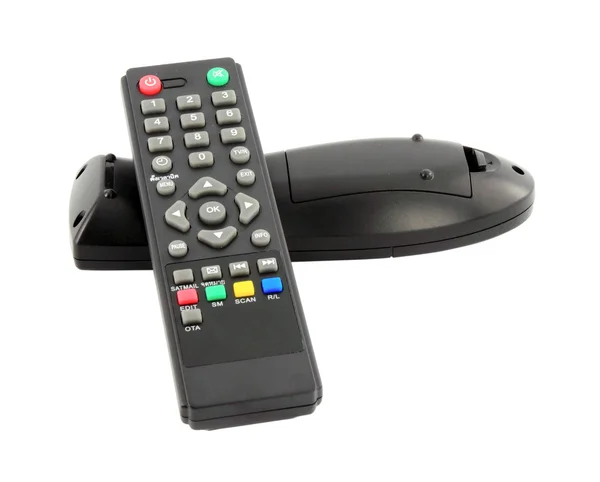 TV remote control on a white background — Stock Photo, Image