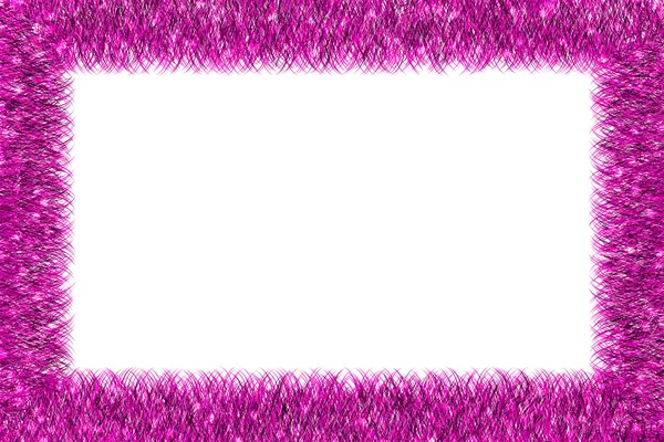 Christmas pink klatergoud frame — Stockfoto